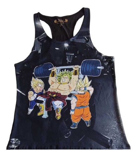 Camiseta Olímpica Gym Fitness Box Broly Dbz Pecho