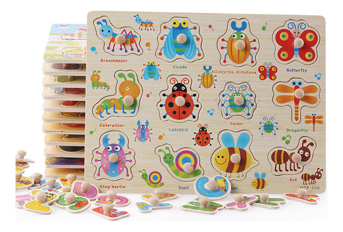 Juego Educativo P En Puzzle Early Learning Para Bebés Y Niño