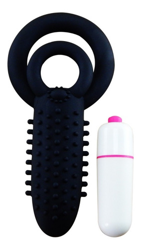 Anillo Vibrador 8cm Estimulador Retardante Potente Textura
