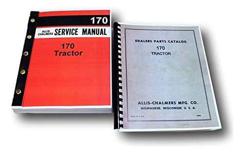 Set Allis Chalmers 170 Tractor Servicio Reparacion Manual