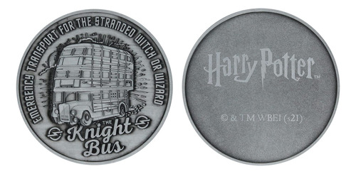 Medallón Coleccionable Harry Potter Autobús Noctámbulo