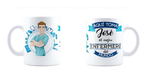  Enfermero Taza Personalizada Con Nombre 11 Onzas Regalo