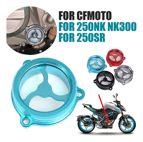 Tapa Filtro De Aceite Cfmoto Nk 250 #02 Mk Motos