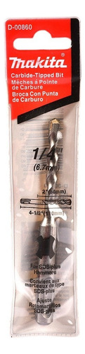 Broca Para Concreto Sds-plus 1/4 X 4-1/2 Makita D00860