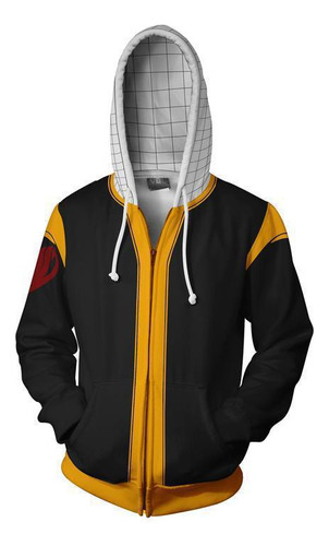 Sudadera Impresa En 3d Cosplay Anime Serie  Fairy Tail