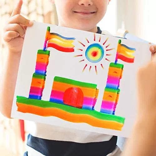 Watercolor Rainbow Magic Art Set Para Niñas Y Niños Kit De A