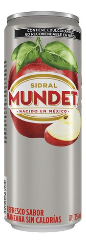 Refresco Sidral Mundet Sabor Manzana Light 6 Pack 355ml