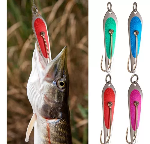 Lantejoulas De Metal De 8 Cm, Manivela, Isca De Pesca, 13g