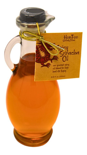 Honfoo - Aceite De Sriracha Picante, Botella Decorativa De V