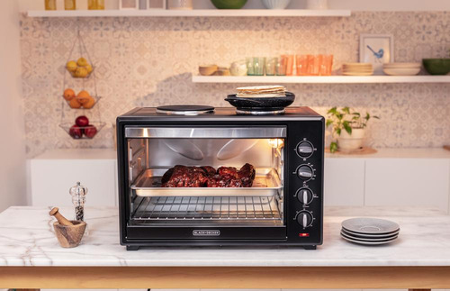 Horno De 62 Lts Con Anafes De Black+decker® To6000-ar
