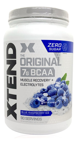 Xtend Bcaa Mora Azul 1.248 Kg 90 Serv. Scivation.