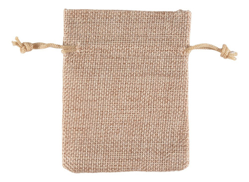 50 Bolsas Pequeñas De Arpillera Con Cordón, Regalo Pequeño D