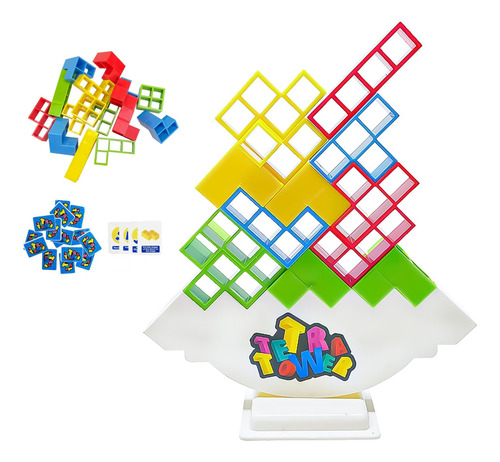 Tetra Tower Para Adultos, Juego Apilable De Torre Tetra,16