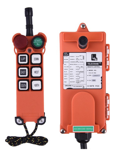 Controle Remoto De Guindaste Industrial Sem Fio F21-e1 12-44