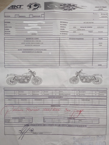 Akt Cr4 200 2024 Casi Nueva Con Apenas 3.300km Maletero