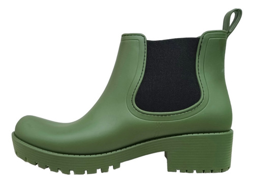 Botas Lluvia Mujer Goma Caña Corta Elástico Modg02 Tendencia