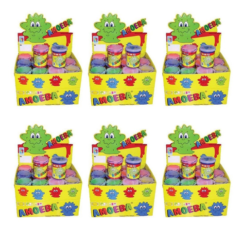 Amoeba Slime Gel Modelador Infantil C/24 (kit C/06)