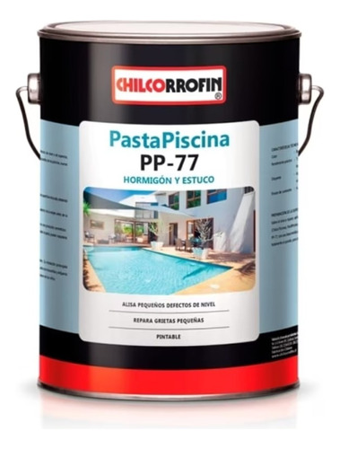 Pasta Piscina Chilcorrofin Pp-77 7kg Color Gris Agua