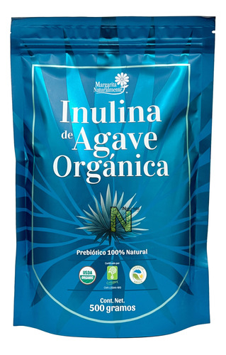 Inulina De Agave Organica Prebiotico (500 Gr) Margarita Nat