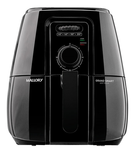 Fritadeira Mallory Grand Smart Air Fryer 4 Litros 220 Volt Cor Preto 220V