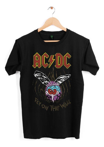 Polera Ac/dc Fly On The Wall Acdc Rock Xxl Xxxl Algodón