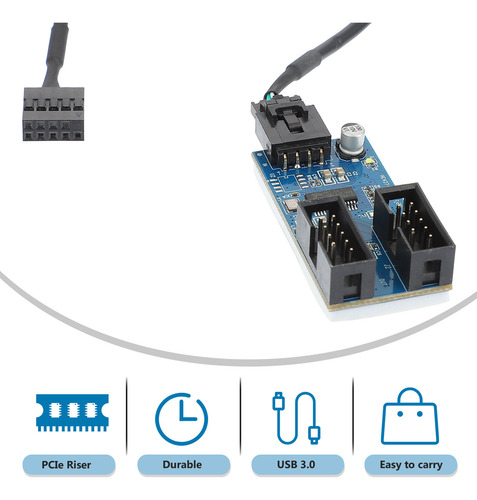 Extensor De Conector Usb, Multiplicador De Puertos Usb 2.0 D
