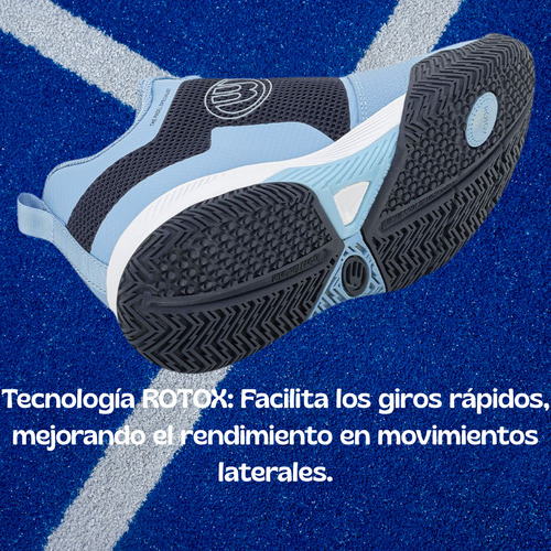 Zapatillas Bullpadel Next Hybrid Pro Azul Claro Mujer