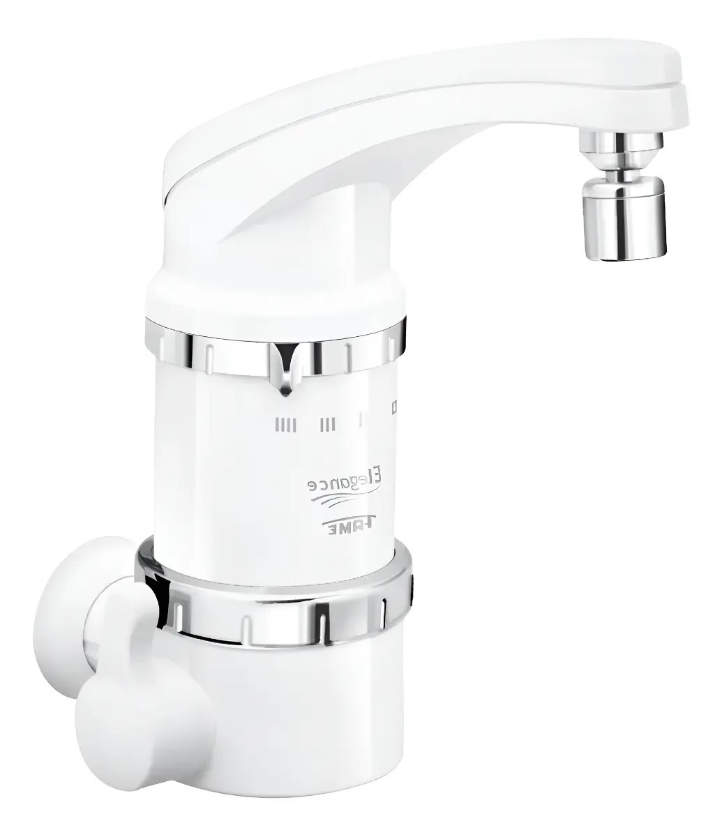 Torneira Elétrica Elegance 4t 5400w 220 Branco Fame