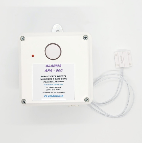 Alarma Puerta Abierta Apa-500 Inmediata Sensor Magnetico C/r