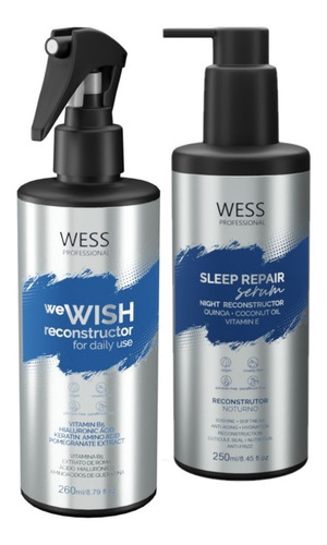Kit Wess We Wish Reconstrutor E Sleep Repair
