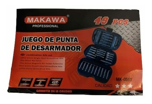 Set De Puntas 49 Pcs Makawa Mk-0511