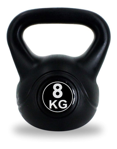 Pesa  Rusa Mancuerna De Mano 8 Kg Recubierta Pvc Kettlebell