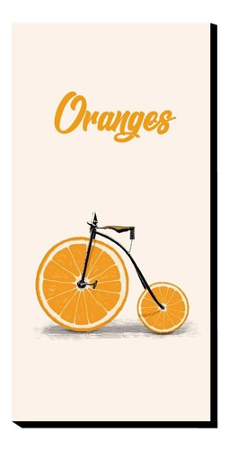 Cuadro Bicicleta Naranjas Oranges