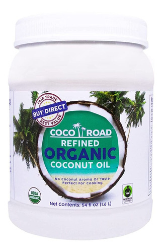 Coco Road Aceite De Coco Rbd Orgánico Y De Comercio Justo 54