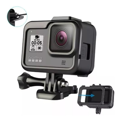 Gopro Suporte Armação Go Pro Moldura Frame Hero 8 The Frame