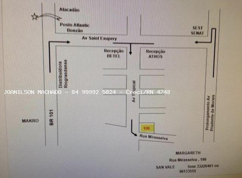 Casa Alto Padrão Para Venda Em Natal, Candelária/san Vale - Casa Em Via Pública, 3 Dormitórios, 3 Suítes, 5 Banheiros, 6 Vagas - Cas1296-m_2-1006066