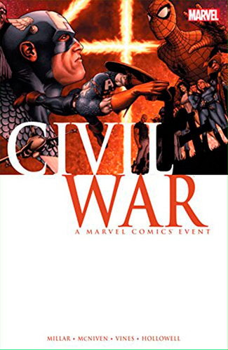 Civil War Pasta Dura Graphic Novel Marvel En Ingles