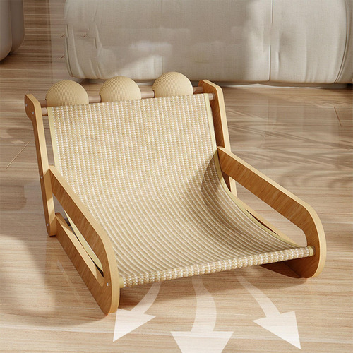 Hamaca Para Gatos, Sillón Con Pelotas De Juguete, Cama