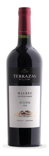 Caja De 6 Vino Tinto Terrazas De Los Andes Reserva Malbec 75