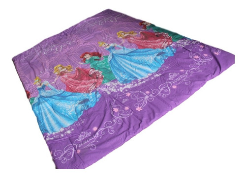 Edredon Princesas Individual Y Funda Disney Calidad Kalte