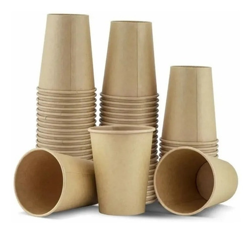 Copo De Papel Fibra De Bambu 110ml 100% Biodegradável 1000un