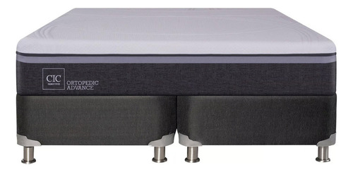 Box Spring Cic Ortopedic Advance 2 Plazas Base Dividida