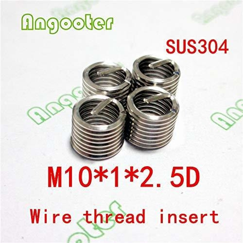 50pcs M1012.5d Wire Thread Insert Bushing Screws Sleeve