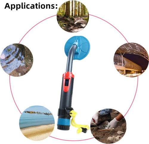 Detector De Metais Pinpointer Portátil À Prova D'água