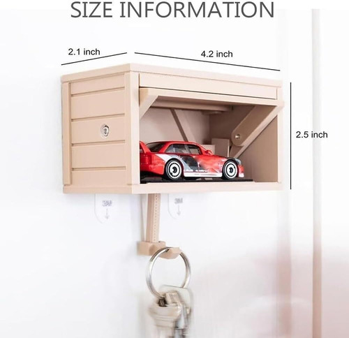 Llavero De Garaje Para Coche Con Puerta Que Se Abre