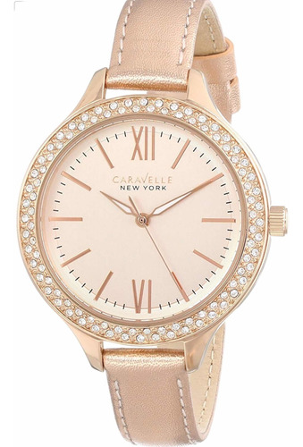 Reloj Caravelle Rose Gold Para Dama