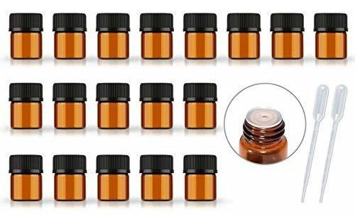 Perfumemos 50pack Set 1ml 2ml 3ml 5ml Botella De Vidrio Ámb