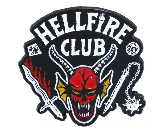 Pin Para La Ropa De Hellfire Club - Stranger Things 