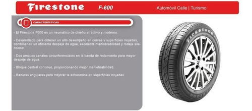Imagen 2 de 10 de Combo X 2 Firestone 205/65 R15 94t F-600 Br