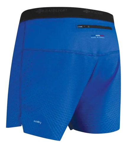 Short Trail Raidlight Ripstretch Sublitech Ecodry Azul Hombr